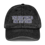 HAT-adjustable metal snap buckle/VINTAGE COTTON TWILL CAP-RUFF/TUFF/DAWG