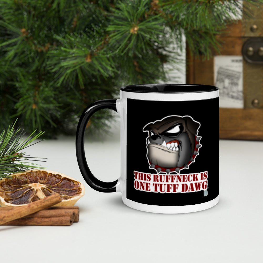 MUG - CERAMIC - BLACK - THIS RUFFNECK IS ONE TUFF DAWG
