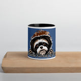 MUG - CERAMIC - DARK/BLUE -  SHIH TZU DOG - AHOE