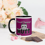 MUG - CERAMIC - MAGENTA -  SCRUFFY  DOG - POOAMM