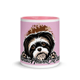 MUG - CERAMIC - PINK -  SHIH TZU DOG - AHOE