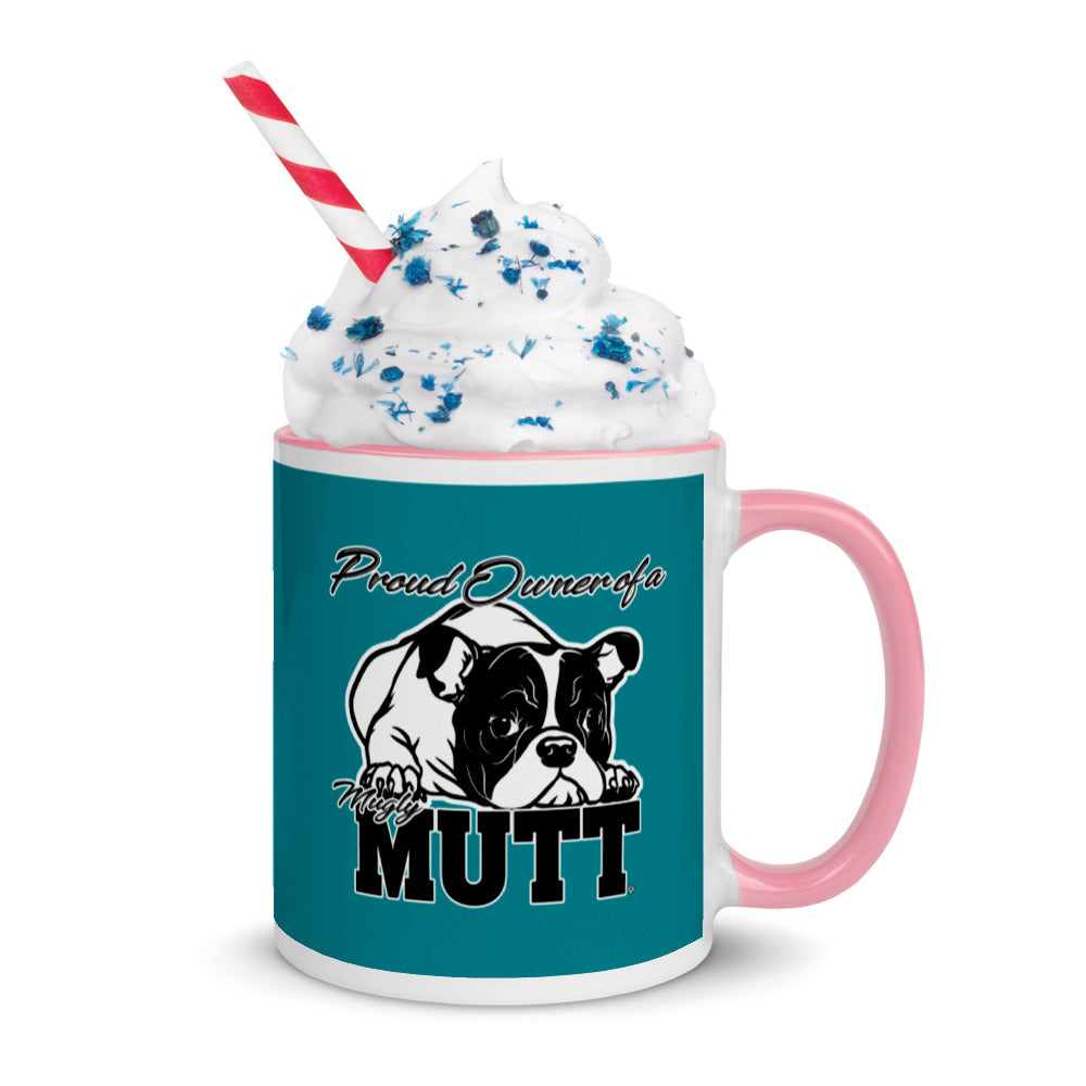 MUG - CERAMIC - BLUE - BULLDOG - POOAMM