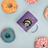 MUG - 11oz/15oz - LIGHT/PURPLE -  SHIH TZU DOG - AHOE