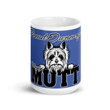 MUG - 11oz/15oz - BLUE - SCRUFFY  DOG - POOAMM