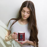 MUG - 11oz/15oz - BURGUNDY - HORSE - ALLoner