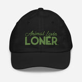 HAT - adjustable hideaway strap - YOUTH BASEBALL CAP - ALLoner