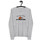 GIRLS TEEN/YOUTH LONG SLEEVE SHIRT - Bella Canvas - DOGZ/CATZ