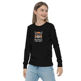 GIRLS TEEN/YOUTH LONG SLEEVE SHIRT - Bella Canvas - POOAMM